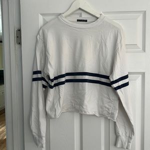 Brandy Melville One Size Varsity Stripe T Shirt
